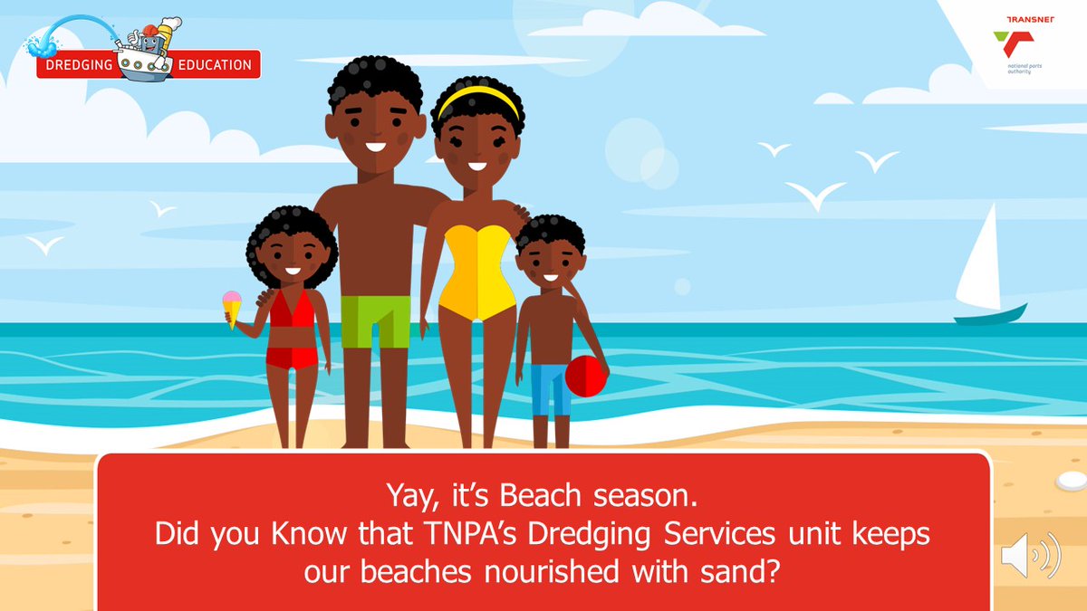 TransnetNPA's tweet photo. TNPA nourishes Durban's beaches.
@eThekwiniM @kzngov
#DredgingEducation #PortOfDurban #SenzaKwenzeke #TransnetNPA https://t.co/spWia9uuge