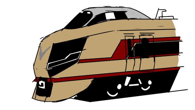 何かに意識を乗っ取られた特急電車。 