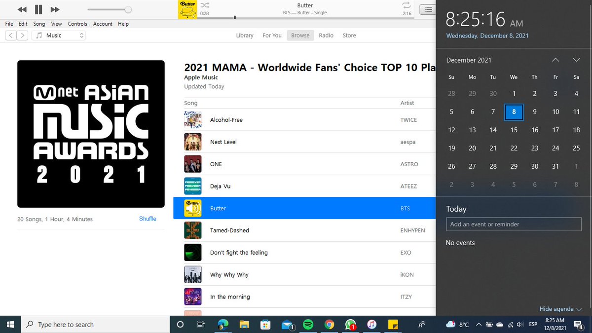 BTS_MagicShopEc's tweet photo. 🇪🇨ECU-ARMY🇪🇨

Por favor no se olviden de seguir votando por los chicos en los MAMA recuerden que podemos votar 10 veces por IP, pueden votar en AM también escuchando por al menos 30 segundos Butter 🥺💪🗳️

Así que pilas y a seguir votando 💜

 #bts #MAMAVOTE @BTS_twt https://t.co/3vuWfUOByp