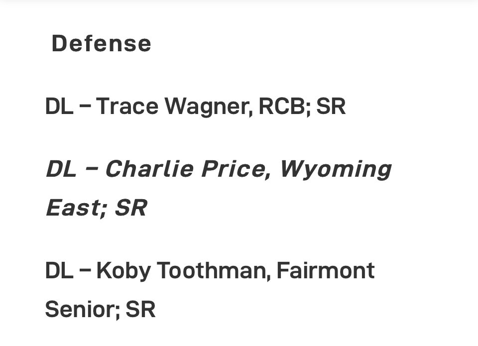 KobyToothman's tweet photo. Felt like I should’ve had 1st team all but still happy with 2nd team all state🤙🏼 https://t.co/yqXbHsyELq