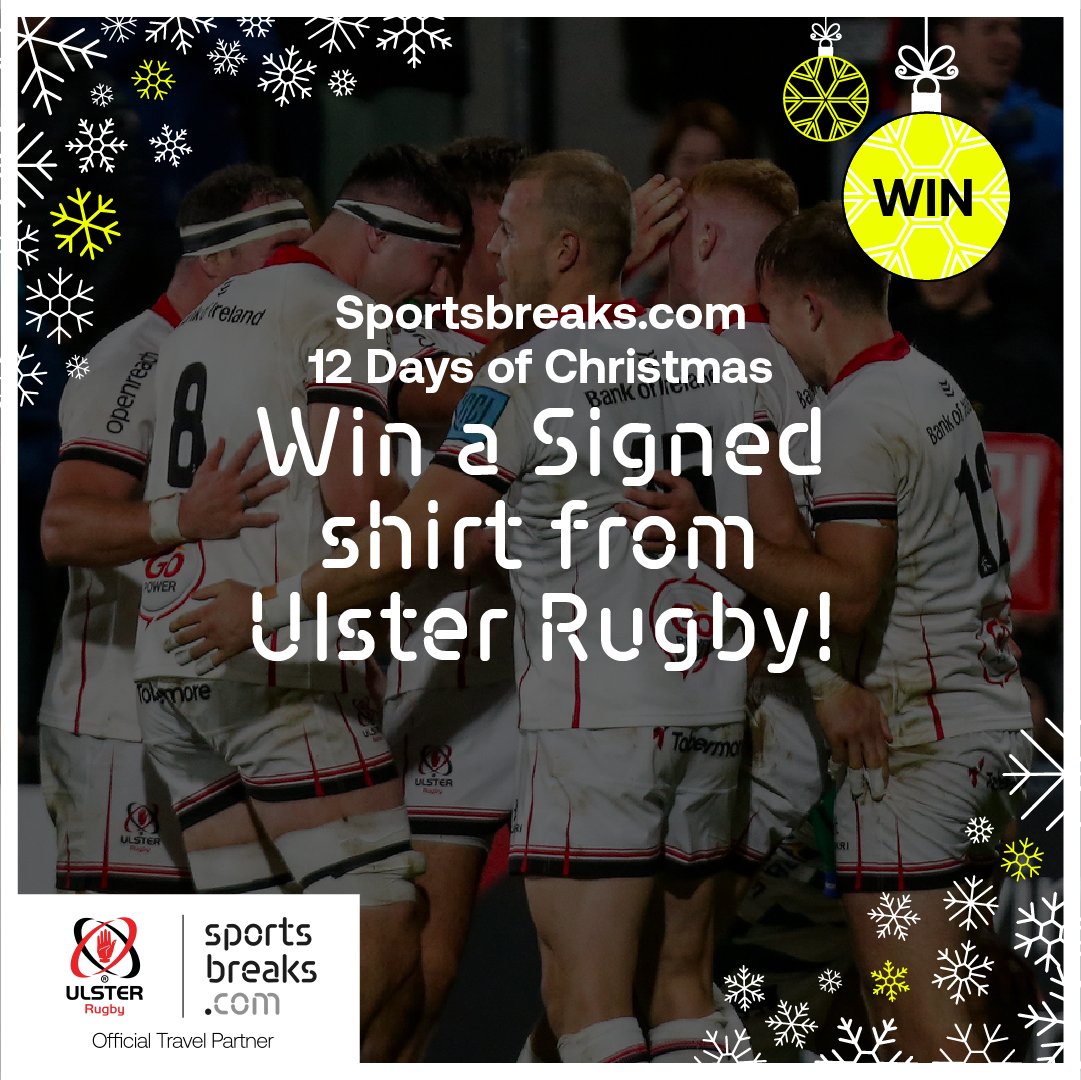 🎟️✈️🛏️ (@sportsbreakscom) on Twitter photo ⚪🔴 Up next we have, a signed shirt from <a href="/UlsterRugby/">Ulster Rugby</a>
To enter
🔁 Retweet this post
👤 Follow @Sportsbreakscom
Closes 23.59pm, 08.12.21, T&Cs apply ⚪🔴 Up next we have, a signed shirt from <a href="/UlsterRugby/">Ulster Rugby</a>
To enter
🔁 Retweet this post
👤 Follow @Sportsbreakscom
Closes 23.59pm, 08.12.21, T&Cs apply
