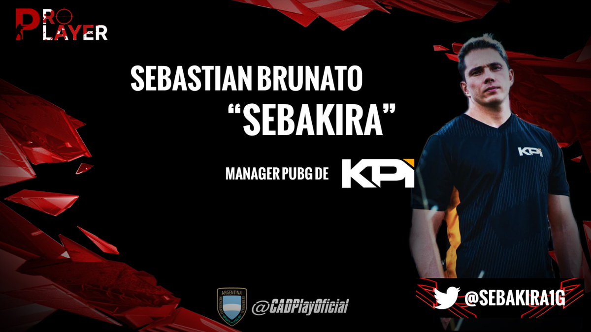 🗣️ SEBAKIRA EN PRO PLAYER

❗En el programa de hoy tendremos el lujo de estar charlando con <a href="/sebakira1g/">Seba Brunato</a> manager de PUBG en <a href="/KPI_Gaming/">ñrlmrndk</a>.

🔗 youtube.com/c/CADPlayOfici…