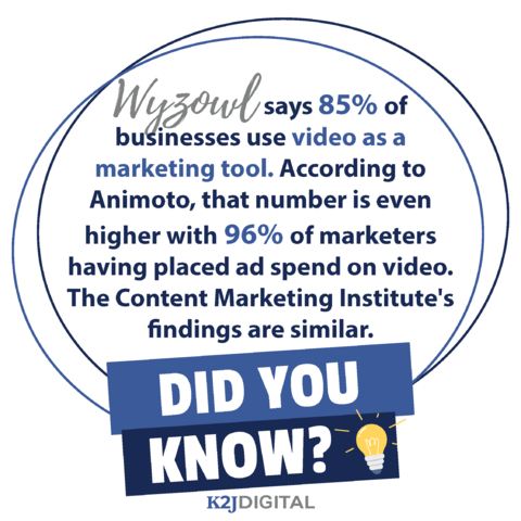 k2jdigital's tweet photo. Are you using videos in your business? If not, you're missing out on an opportunity to tell your story and connect with your audience. Talk to us today about how we can help you tell your story using videos.
-
-
-
-
-
#orlandomarketing #floridamarketing https://t.co/IJM0tV1cvP