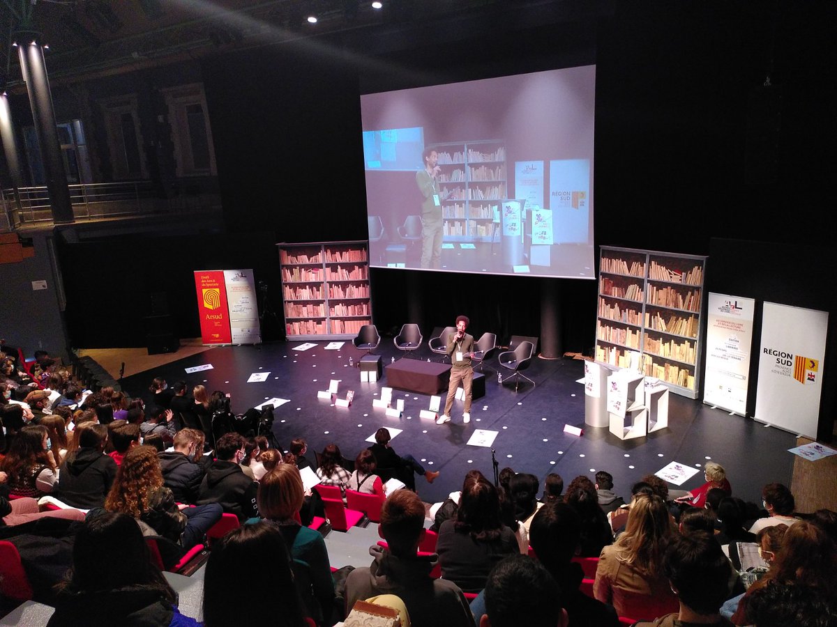 DonBoscoMars's tweet photo. Prix littéraire des Lycéens et Apprentis – Région Sud
Mercredi 24 novembre - Cité du Livre (Aix-en-Provence) : 1er Forum Auteurs-Jurés de la 18e édition du Prix, en présence de 5 auteurs. https://t.co/TYTKcNbb4N