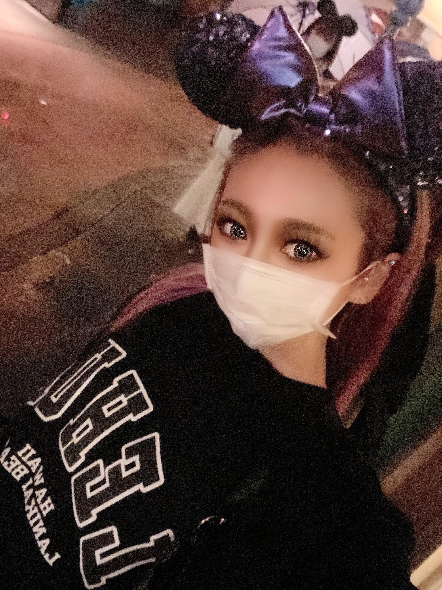 Mi Chan 休日day Mama とdate In Tokyo Disney Land 2人して雨女だから安定 東京ディズニーリゾート 東京ディズニーランド Disney Disneyland 親子 リンクコーデ ギャル ぎゃる Gal ギャルしか勝たん 派手髪 派手髪女子