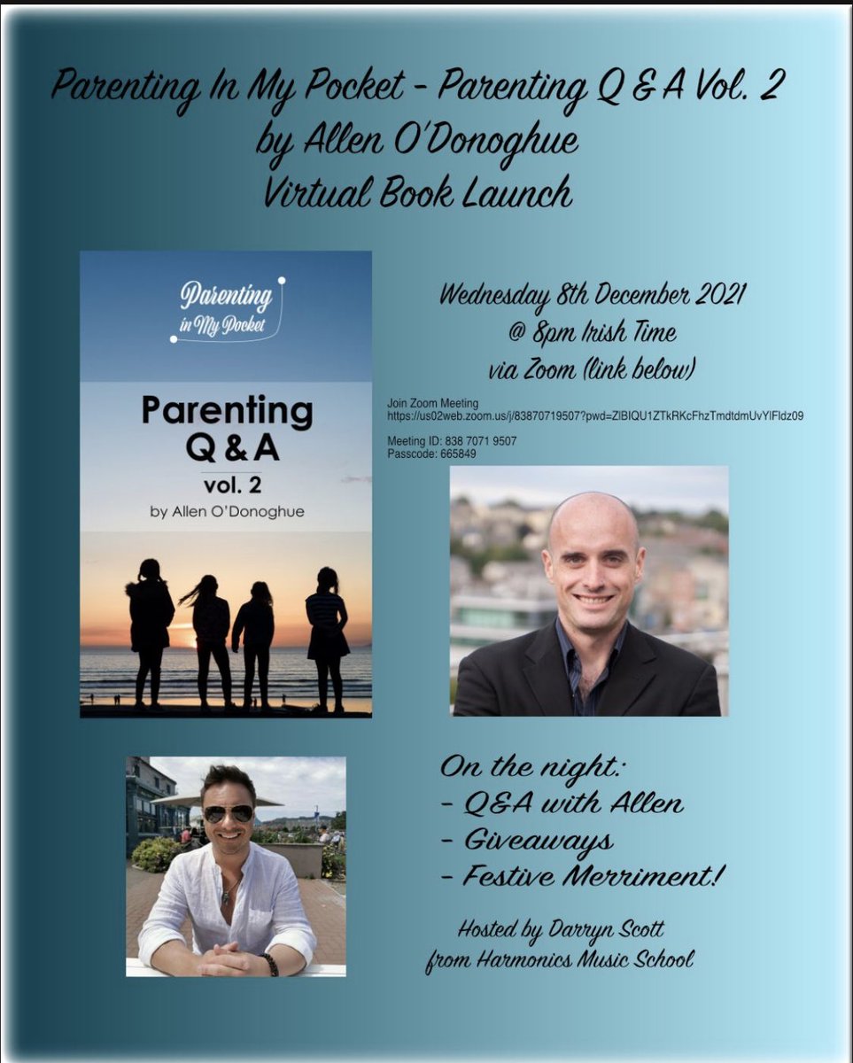We’re delighted to let Parenting In My Pocket - Parenting Q&amp;A Vol. 2 out into world tonight with our virtual launch! As a bonus, everyone who attends will be able to access a POAP NFT in the coming days! So come along! #parenting #family #children #nfts  us02web.zoom.us/j/83870719507?…