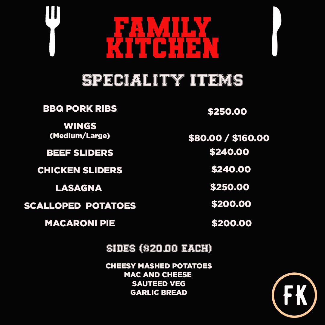 FamilyKitchenTT's tweet photo. ✨ https://t.co/KQTQmKO2xe