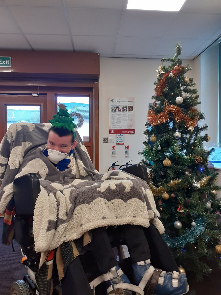We are a little bit late to the party but Christmas has landed at The Hoover Building! <a href="/fchtno1fan/">Adam Heslop</a> very much feeling the Christmas sprit! 🎄🎄