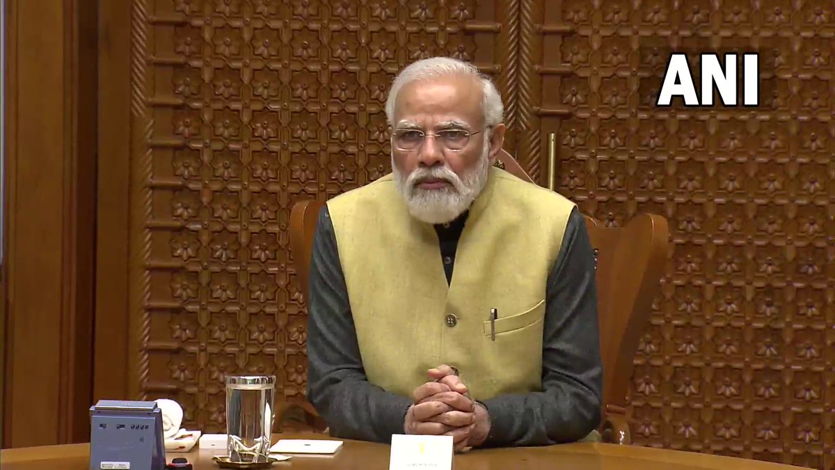 ANI's tweet photo. Delhi | Prime Minister Narendra Modi chaired the Cabinet Committee on Security (CCS) today

(Source: PMO) https://t.co/PDux5KMnzc