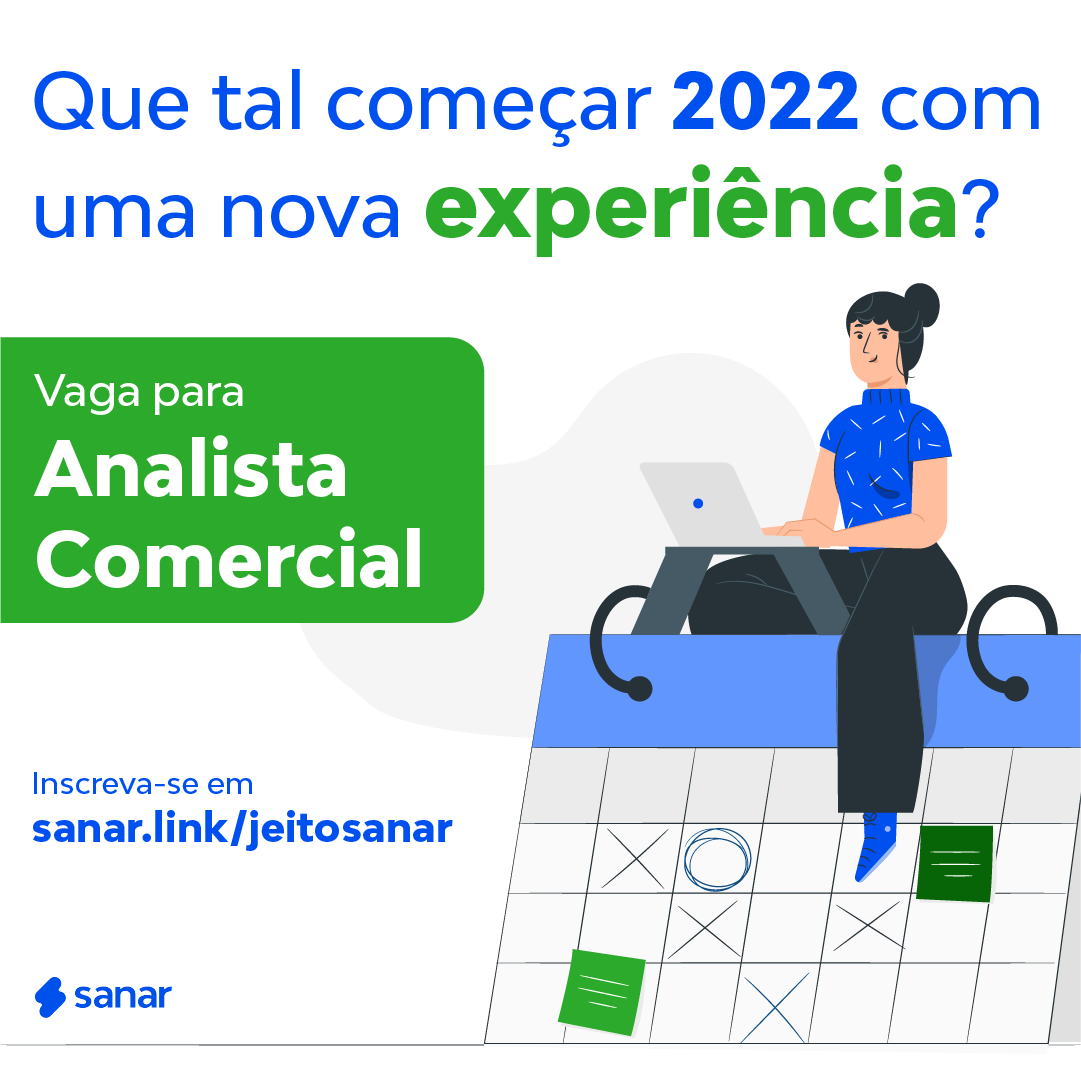Já pensou em começar o ano de 2022 trabalhando na Sanar? Se você tem sólida experiência trabalhando com vendas de alto volume, inside sales e gestão de CRM, essa vaga pode ser sua! 

Se interessou? Confere todas as informações nesse link: jobs.kenoby.com/sanar/job/anal…