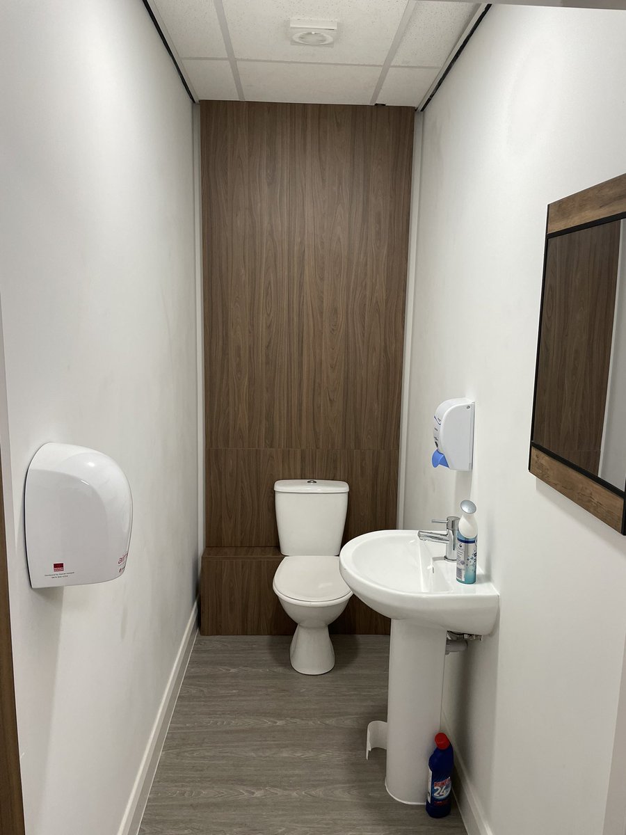 Arcadeoffice's tweet photo. Toilets we have recently refurbished in Preston. https://t.co/je3pOAQwKt