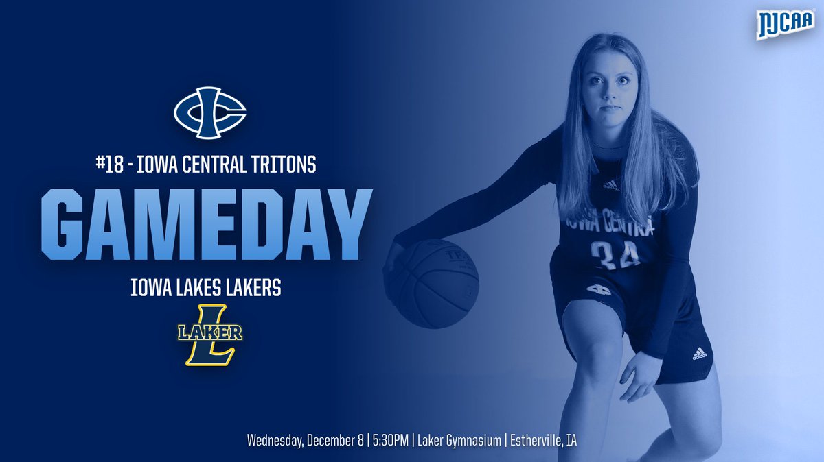 #TritonNation 🔱, it’s GAMEDAY!!
 
(18) Iowa Central travels north to resume ICCAC play at Iowa Lakes. Tip off is scheduled at 5:30pm. Fans can follow the action on the ICCAC Sports Network.
