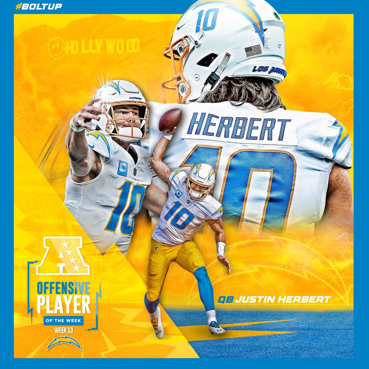 chargers's tweet photo. jus10/10, would recommend personally

#ProBowlVote + #JustinHerbert https://t.co/c2g1XlAKLO