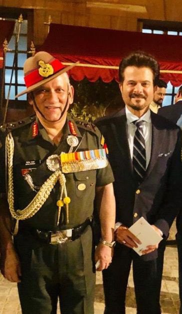 AnilKapoor's tweet photo. A shocking &amp; devastating loss. Sending our heartfelt condolences &amp; prayers to the families. 
I am honoured to have met Gen Bipin Rawat. 
Om Sadgati 🙏🏻 https://t.co/7tWiIgRzl2