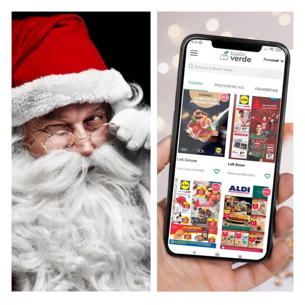 BuzonVerde's tweet photo. ¿Todo listo para celebrar la Navidad ⛄?

▫️ Comidas familiares
▫️ Viajes y escapadas
▫️ Decoración para tu hogar
▫️ Juguetes y mucho entretenimiento... 👏

🟢 Descarga ahora nuestra app
↪️ https://t.co/K7EOld58Zj https://t.co/KYPNjCgC1A