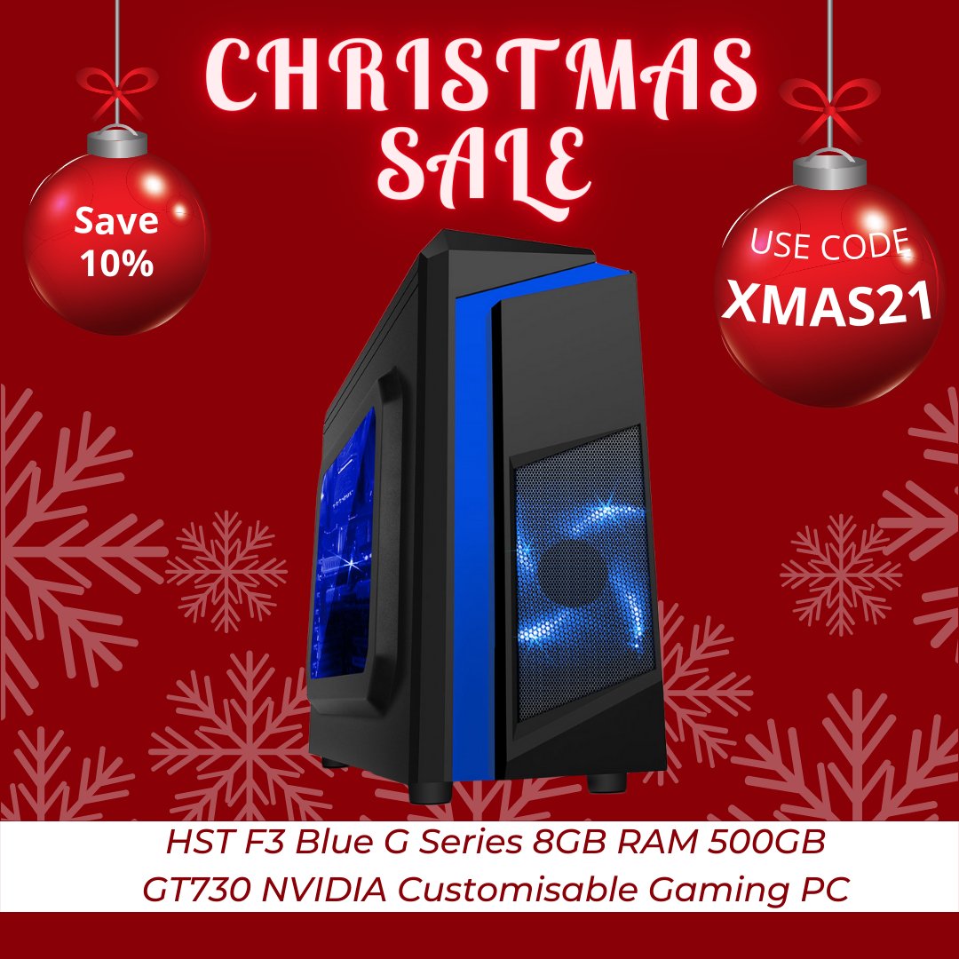 HighSpecTechUK's tweet image. Just one week until #Christmas 🤩

Why not treat yourself with our #ChristmasSale, get 15% off #desktopPCs and 10% off #Gamingpcs when you use the code XMAS21 

Shop now hst.co.uk/christmas-sale…

#Christmas #ChristmasSale #sale #discount #gamingpc #gamer #gamingcommunity #pcgames