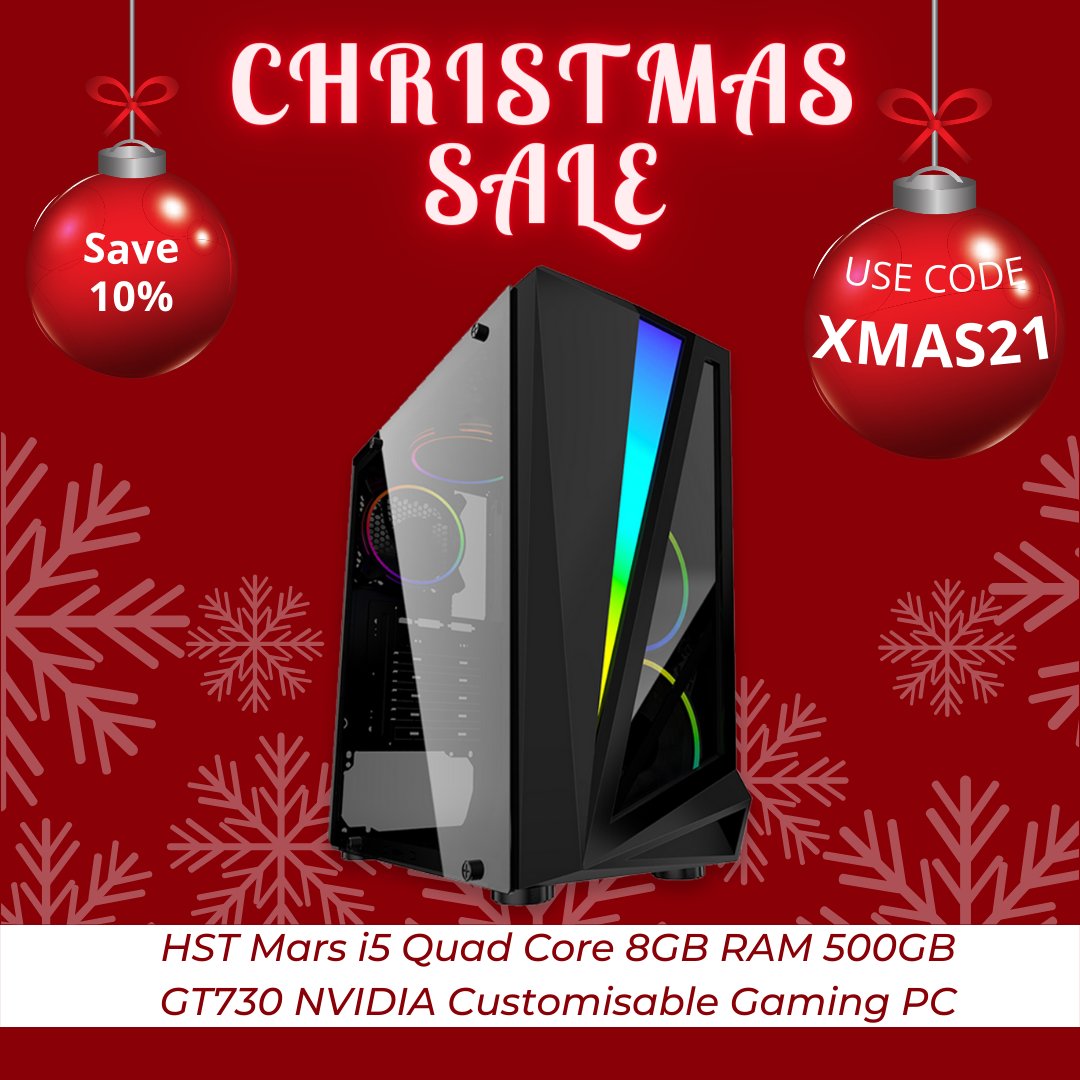 HighSpecTechUK's tweet image. Just one week until #Christmas 🤩

Why not treat yourself with our #ChristmasSale, get 15% off #desktopPCs and 10% off #Gamingpcs when you use the code XMAS21 

Shop now hst.co.uk/christmas-sale…

#Christmas #ChristmasSale #sale #discount #gamingpc #gamer #gamingcommunity #pcgames