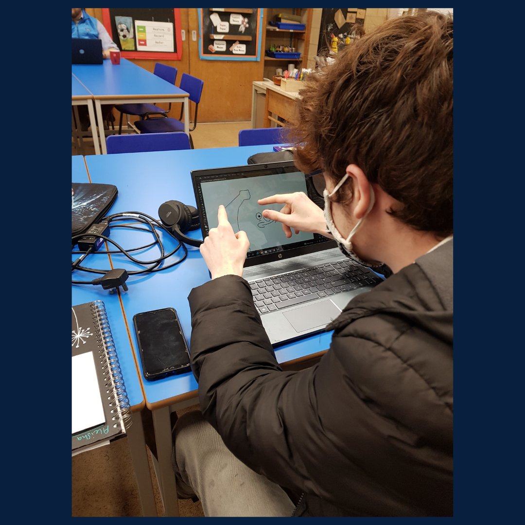 pixelhazestudio's tweet photo. PixelHaze Creative Director, Ken Rees has been delivering creative workshops in Ysgol Calon Cymru High School to yr 10 and 13. They discussed design techniques and adobe illustrator with an overall great experience for all!

#pixelhaze #fundamentalsofdesign #ysgolcaloncymru https://t.co/Y8ImvIfALq