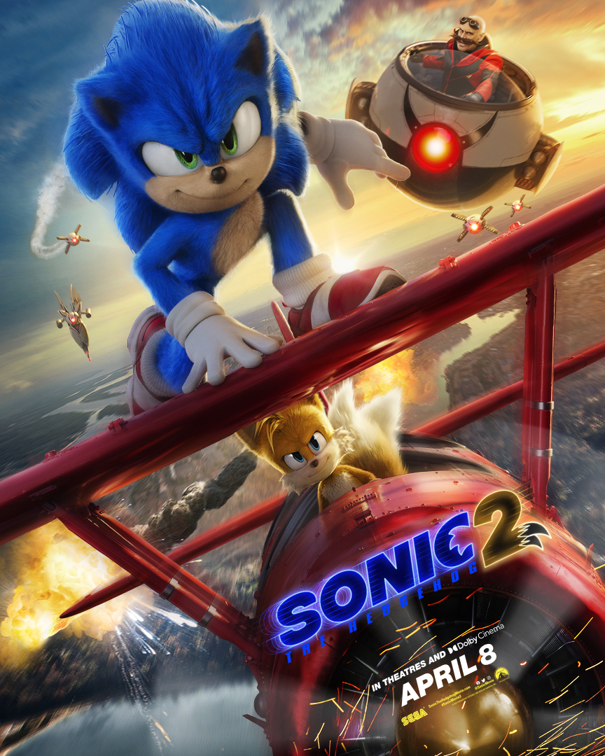 Sonic the Hedgehog on X: The first poster for #SonicMovie2 has arrived!  And that's not all – The world premiere of the new #SonicMovie2 trailer  drops tomorrow in @TheGameAwards at 8pm ET.