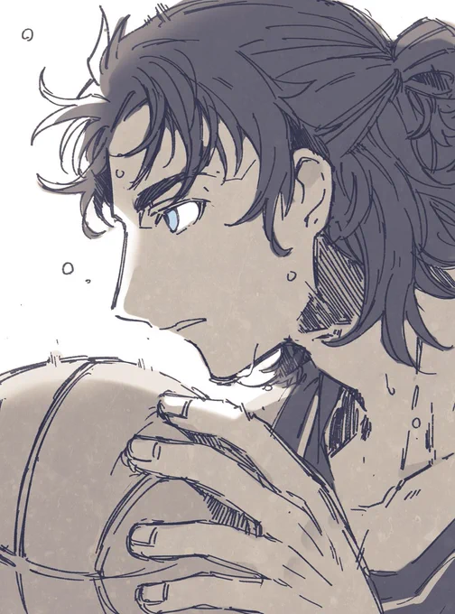 @sousakuTL DK暁、バスケ部の助っ人とか呼ばれてそうねという話をしてたのを思い出し 