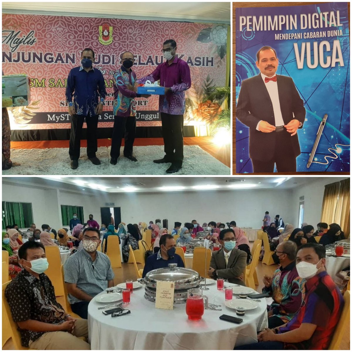 RoslanMdTaha's tweet photo. Rabu | 8 Dis 21 |

Menghadiri Majlis Sanjungan Budi Selaut Kasih SMS Tuanku Jaafar @twt_STJ Majlis meraikan guru-guru yg bertukar &amp; penghargaan atas pencapaian guru dgn Tetamu Kehormat Timb Pengarah JPNS.

Tahniah &amp; TK Pengetua Adnan Harun &amp; seluruh warga pendidik SMSTJ.

#DSRMT https://t.co/is2ArYVOAp