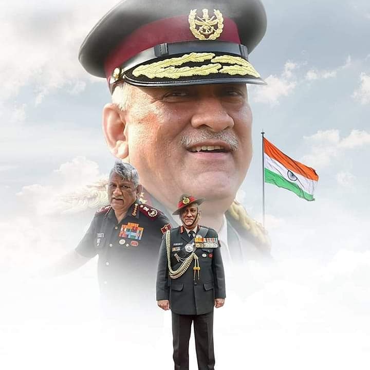dhirusinhc's tweet image. जनरल बिपिन रावत जी को विनम्र श्रद्धांजलि💐💐💐💐