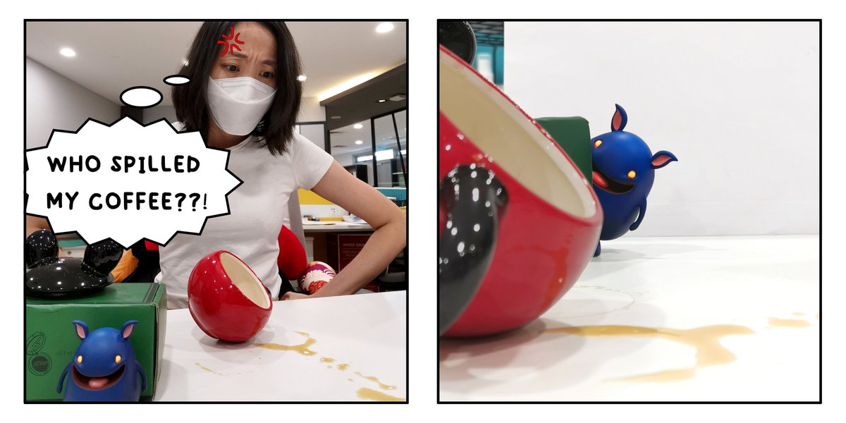 I was at work today, enjoying my cup of hot coffee as usual. Guess what happened?! 🤨🔥 This mischievous little <a href="/The_Mizards/">The_Mizards</a> decided to spill my coffee! Look at that mischievous smile! Arghhh!!
<a href="/Pentasian/">PENTASIAN</a> <a href="/pentas_io/">Pentas | NFT Marketplace</a> <a href="/belakangpentas/">belakangpentasmy</a>