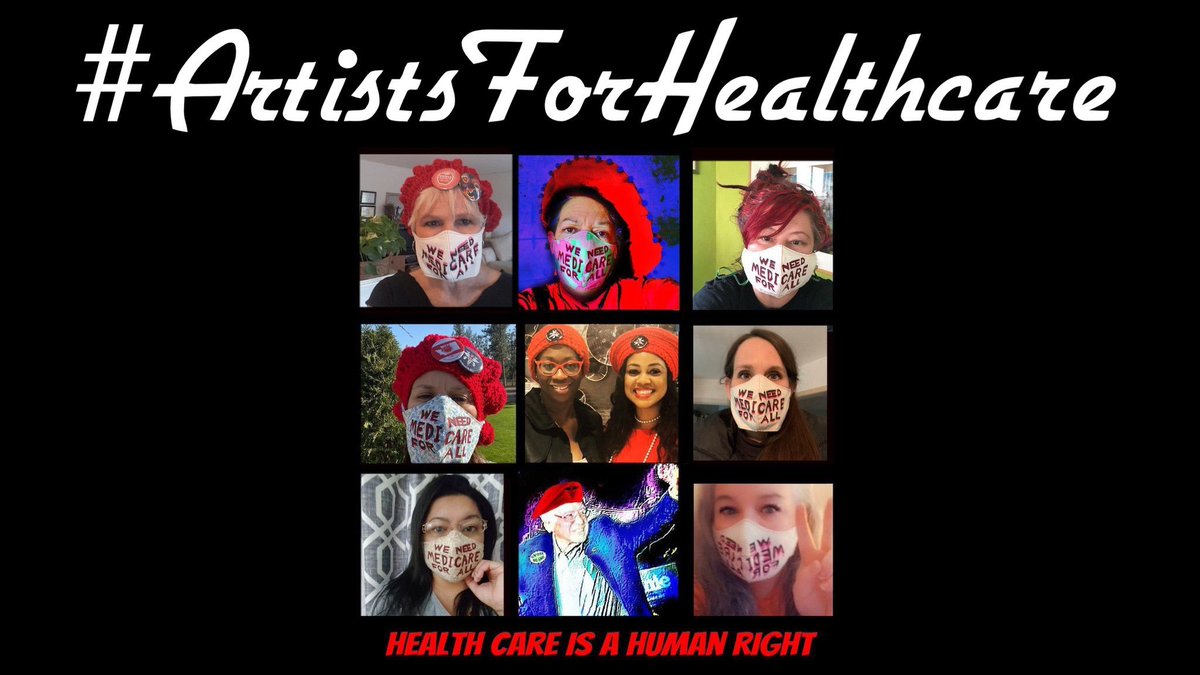 RedBeretsMA's tweet photo. This Friday Night is the Red Berets 1st National Online #CraftIn for #MedicareForAll
Join us with your favorite craft Dec. 10th 7-10 PM #ArtistsForHealthcare
Sign Up Here: https://t.co/3MDIYmQedt https://t.co/SRwP97MzTh