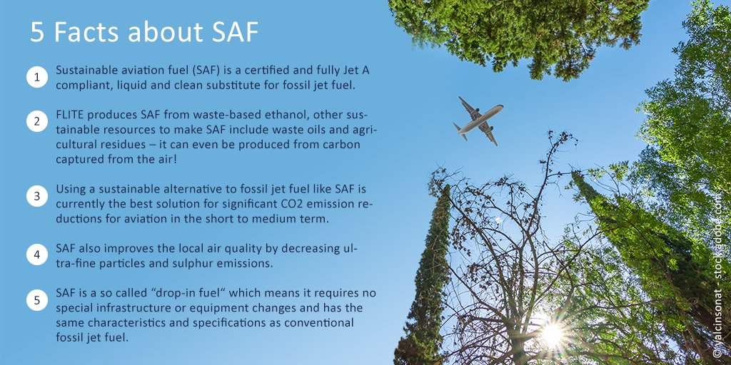 Five Facts About SAF or: What is SAF and why use it?
#flite #sustainableaviationfuel #h2020 #sustainableaviation #saf #eu