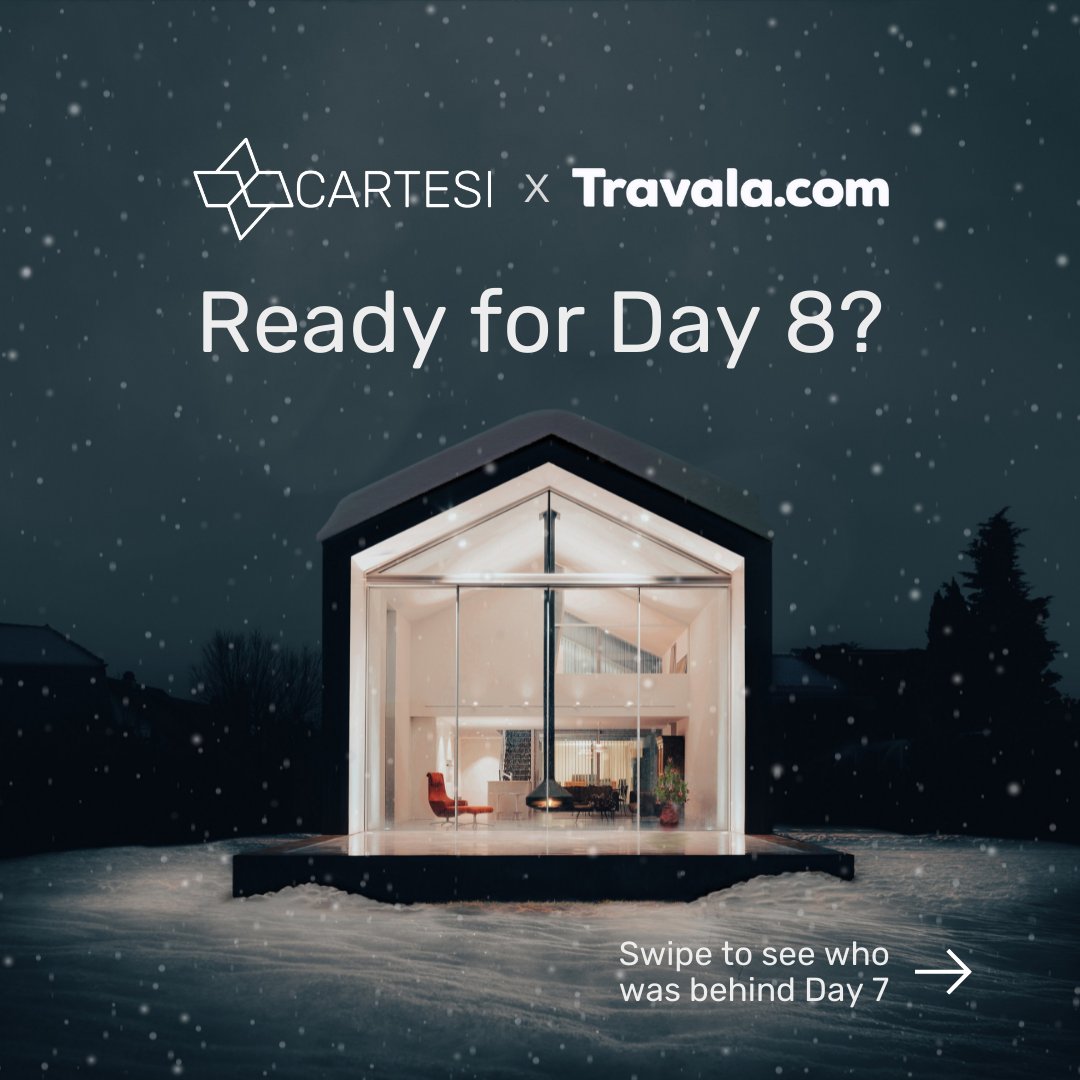 cartesiproject's tweet photo. Planning your 2022 travels? Win up to $500 in @travalacom gift cards with our Christmas advent calendar!

Open Day 8 to see what's behind the door 🎁 https://t.co/Mtb8jyHUWR

For Day 7, Milton Jonathan, Head of Product at #Cartesi shared his favorite celebration, Festas Juninas. https://t.co/E031oH7IYN