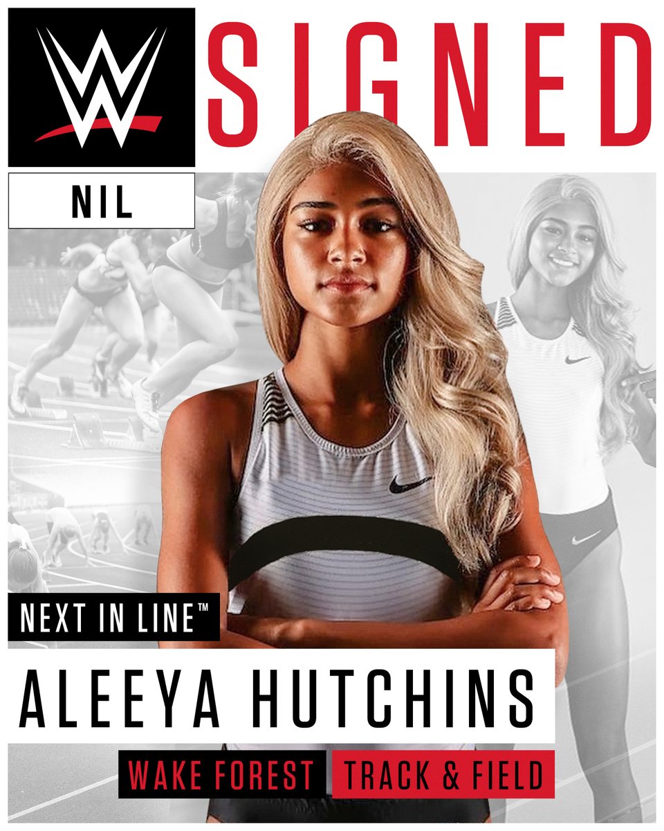 WWERecruit's tweet image. .@aleeyahutchins joins #WWENIL from the track &amp;amp; field team at Wake Forest!