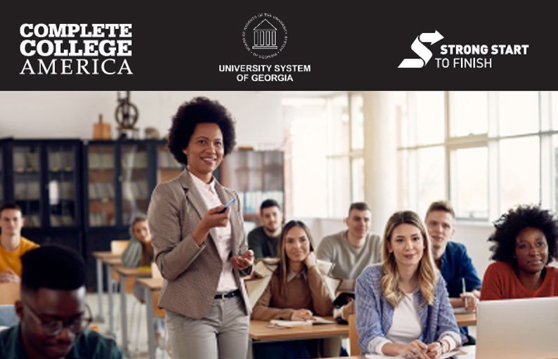 CompleteCollege's tweet image. We are proud to partner with @BORUSG &amp;amp; @StrongStartToFinish to launch the latest #coreqworks report. #coreqworks #CCAdoesthework #highereducation #USG #equity completecollege.org/article/corequ…