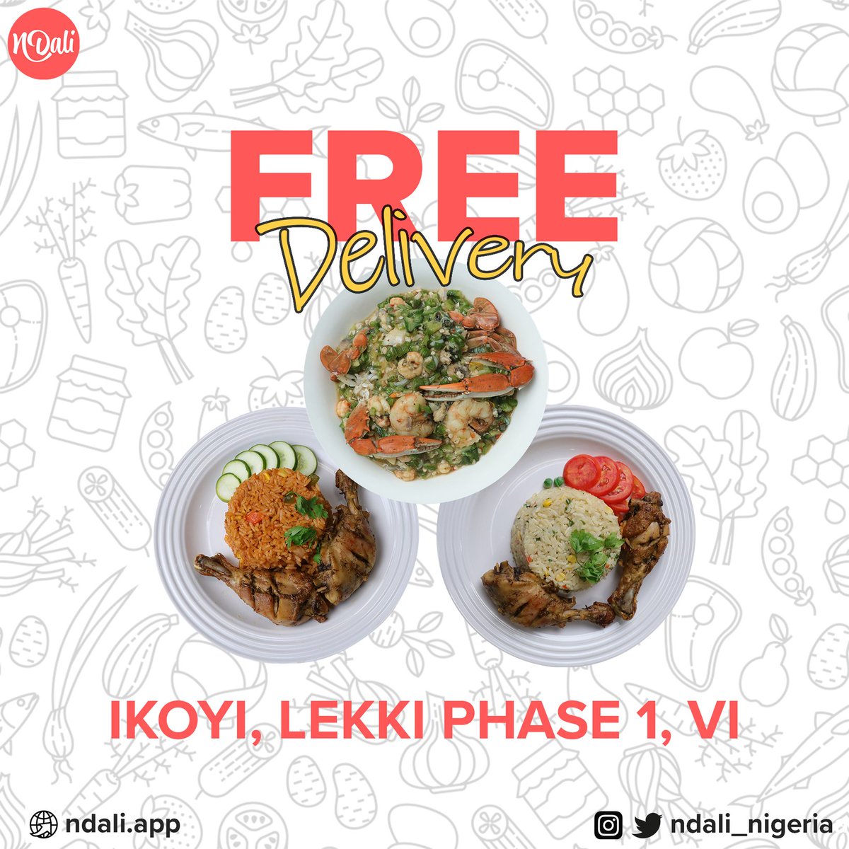 ndali_nigeria's tweet photo. Enjoy free delivery from now till the end of December when you order from the Ndali Restaurant via https://t.co/INGZ82Q6un.
So what are you waiting for?. Come get a taste of something delicious.
For Ikoyi, Lekki Phase 1 and VI residents only.
#somethingdelicious #ndaliapp https://t.co/tdaS6sDDbe