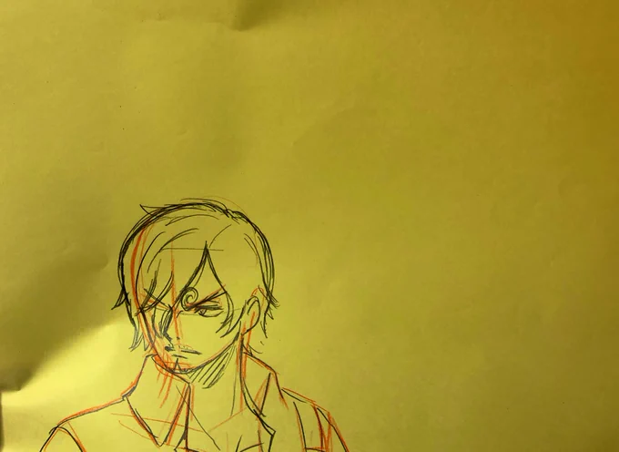 なんで右左ちがうんだ?はっ!さては!上手く修正出来なくて逆から描いたな!わし 