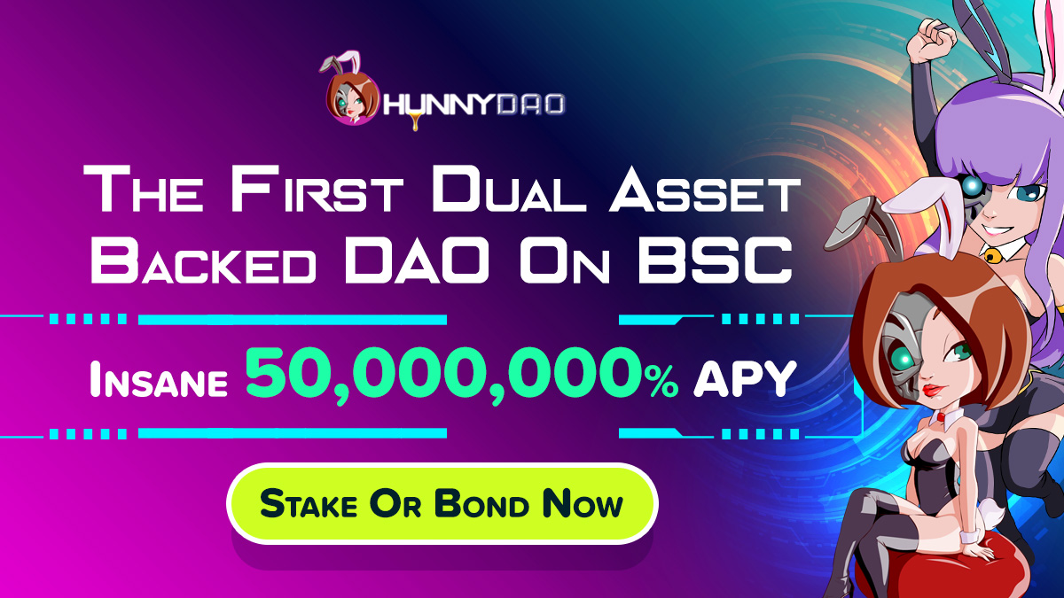 HunnyFinance's tweet photo. 😍INSANE 50,000,000% APY on #HunnyDAO! Thanks to Hunnies' support that cause high treasury inflow! Let's 3,3 &amp; enjoy this HIGH APY
💋1 $LOVE will be given to a winner who RT, tags 3 friends &amp; joins discord https://t.co/IS1ZDBiBMr

#DeFi $OHM $Gyro $Time $Klima $Hector $Jade $Spa https://t.co/7v0NRirt5P