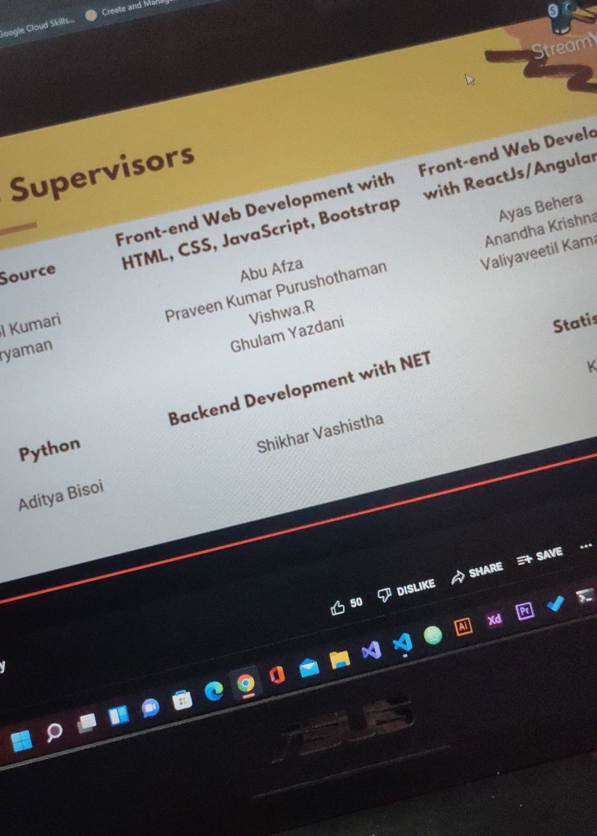 iamyazreza's tweet photo. Just saw I am one of the top Supervisor in @girlscriptwoc  alongside @praveenscience and other folks , It was really a great experience working with some amazing folks and supervising the whole event! https://t.co/OpRM4ssABZ