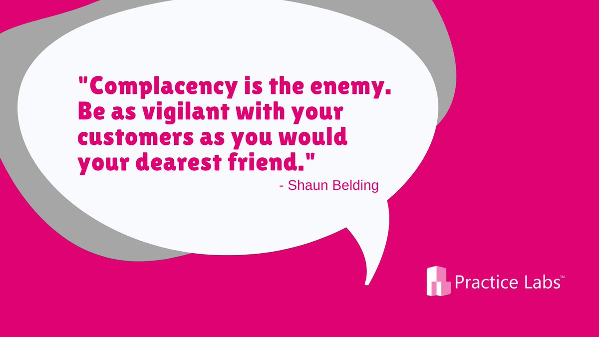 Sian Wilson, our Head of Strategic Initiatives, passed this quote onto us inspired by Shaun Belding, a leading global expert on customer service, service recovery, leadership and building positive workplaces. 💭

#quote #wisewednesday #positive #motivation #practicelabs