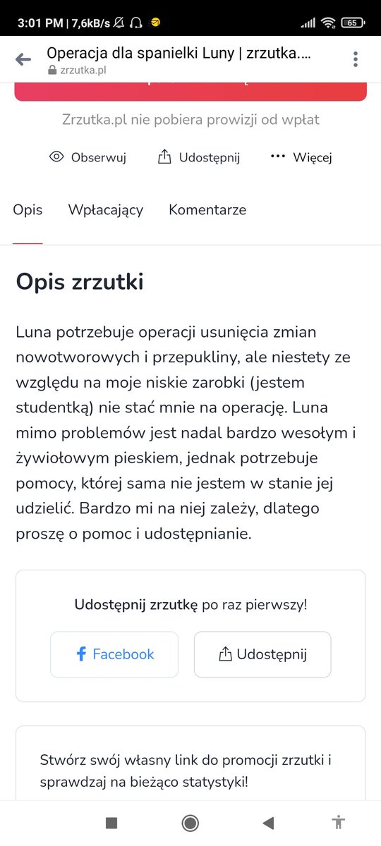 _strangegirl_02's tweet photo. Czy moglibyście dać rt? Moja znajoma zbiera na operację pieska, bo ma nowotwór...link do zbiórki dam niżej w komentarzach...byłabym naprawdę wdzięczna.. https://t.co/5T4LtKBMPV