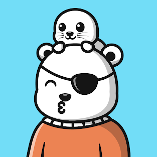 To celebrate our partnership with Winter Bears, we're giving away this Winter Bear 🐻‍❄️and his lil seal pup! 🦭 

To enter simply:
❤️ Like
🔁 Retweet
💬 Tell us which part of their roadmap you're most excited for

Thank you to <a href="/winterbearsnft/">Winter Bears 🐻‍❄️</a> for donating this cute bear friend! 🎁