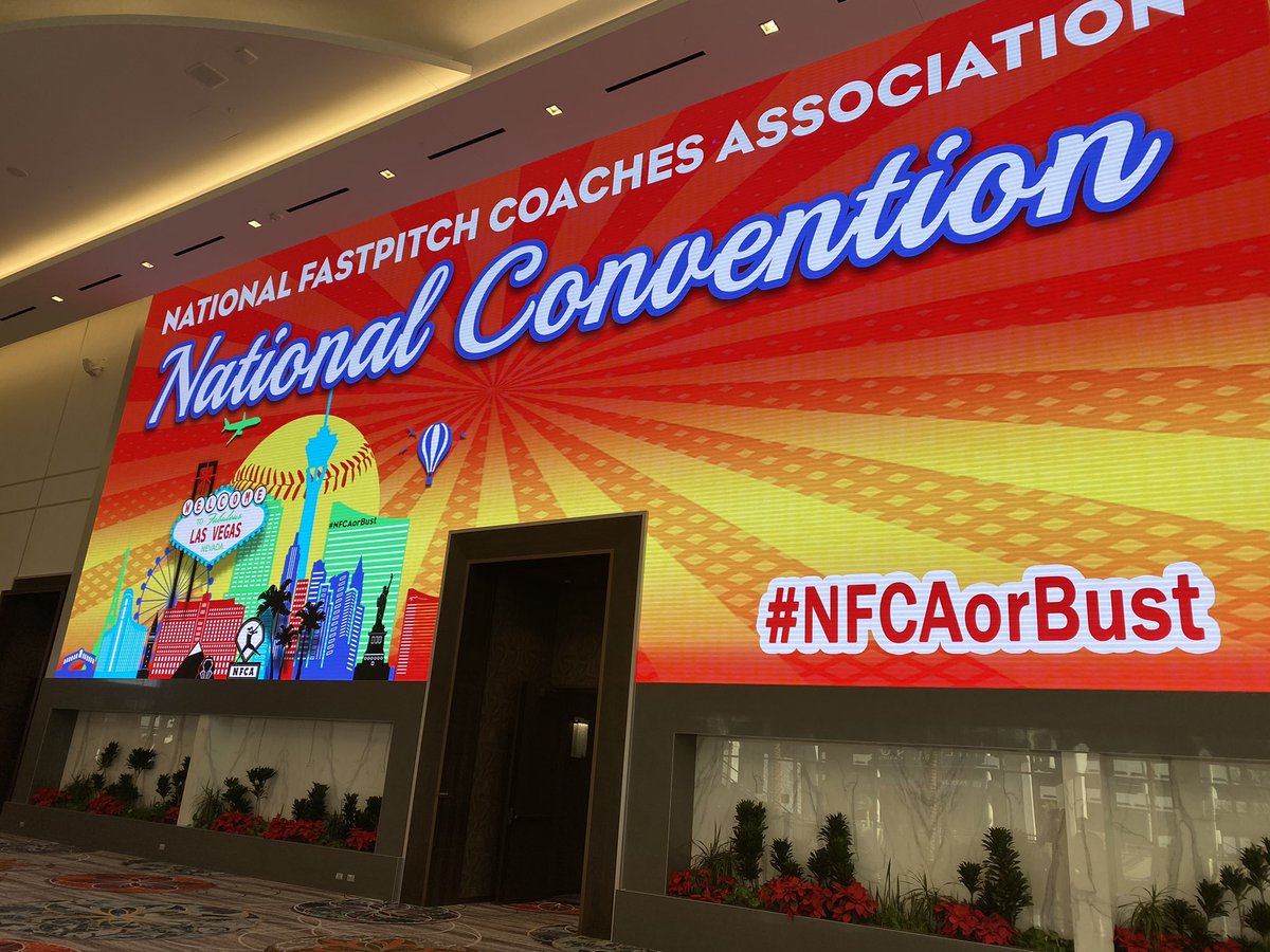 We’ve made it to the <a href="/NFCAorg/">National Fastpitch Coaches Association</a> convention! <a href="/CoachRispoli/">Jillian Rispoli</a>