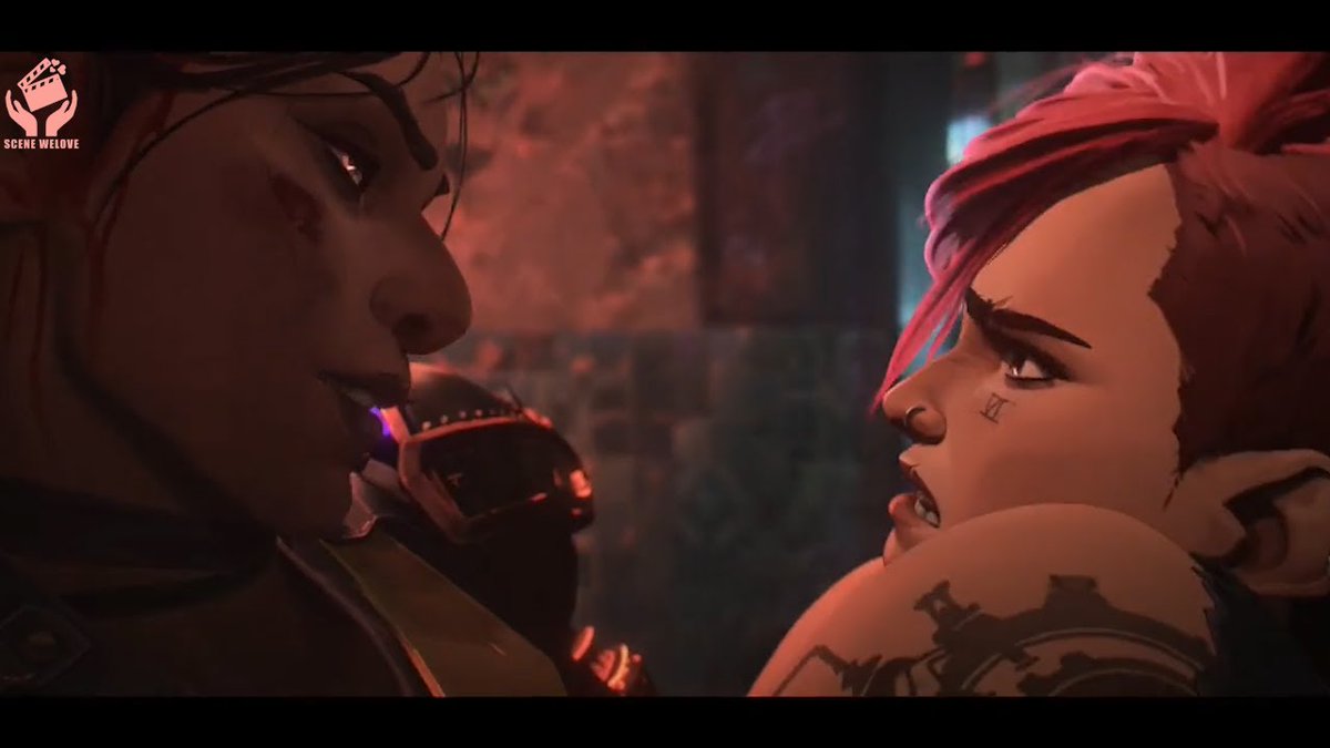 coastafterdark's tweet photo. I'm not out here trying to ship vi and sevika (unless...) but this specific part of their fight?? 🥵 https://t.co/Pqlz383Olc