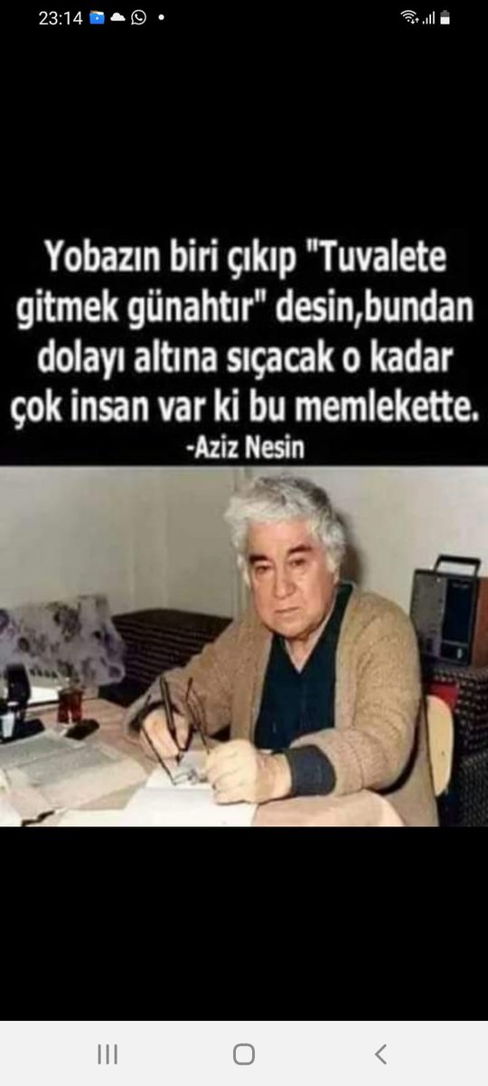 caydanlik59's tweet photo. Aziz Nesin ne demiş yıllar önce nasıl her söylediği her devirde mi doğru çıkar.

Günümüz de tuvalet kağıdına gelen zam dan sonra bir gazete bugün tuvalet kağıdı kullanmayın diyor  yarın ne diyeceği malum.
#tuvaletkağıdı https://t.co/1UmYOmWNW0