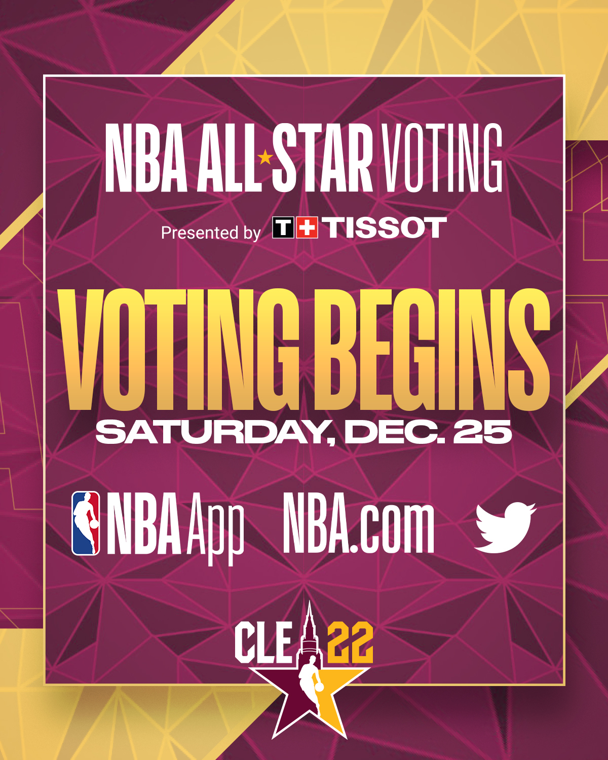 NBA on Twitter "NBA AllStar Voting presented by Tissot will tip off