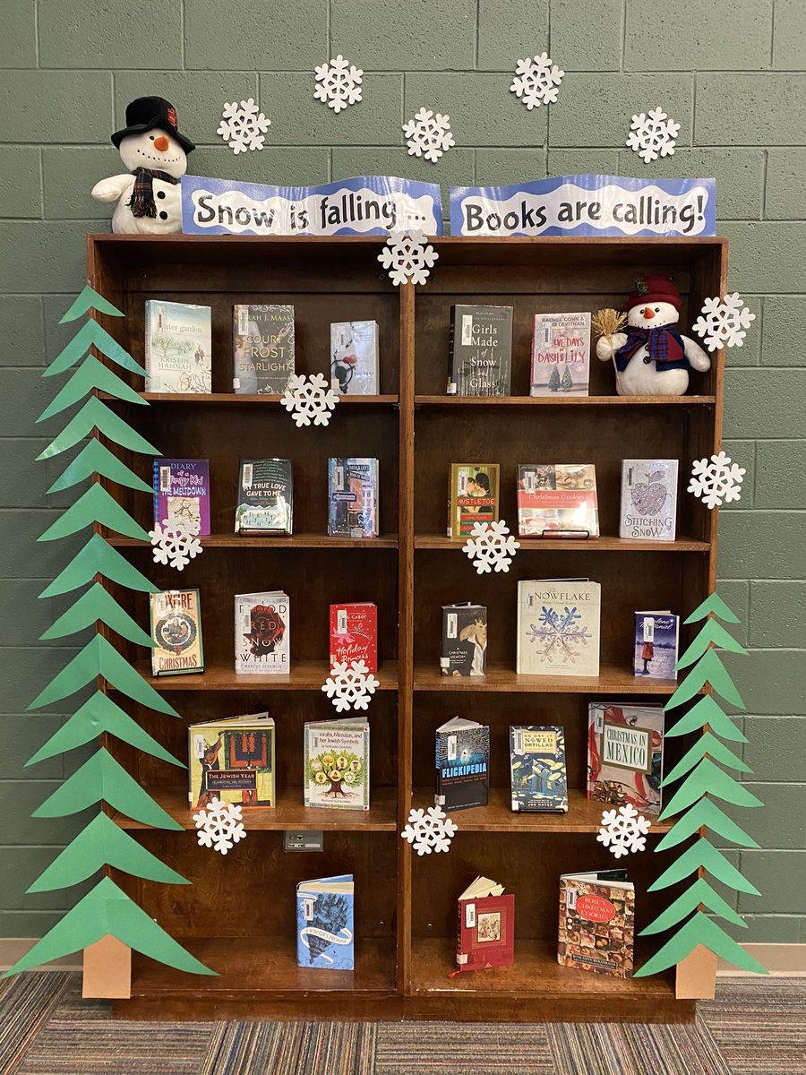 ECCALibrary's tweet photo. It’s not falling yet, but be prepared and get your winter reads checked out! #KCSLMS12DaysofReading #HVALibrary https://t.co/Ip9zfqXVtu