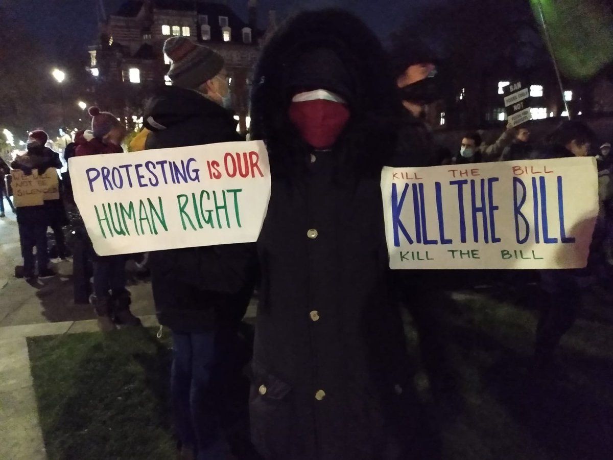 DevaEurope's tweet photo. Big crowd protesting against the Policing Bill in Westminster right now. #KillTheBill before it kills democracy. Is this what we left the EU for? #ToriesOut #downingstreetparty https://t.co/5wndAjTCS2