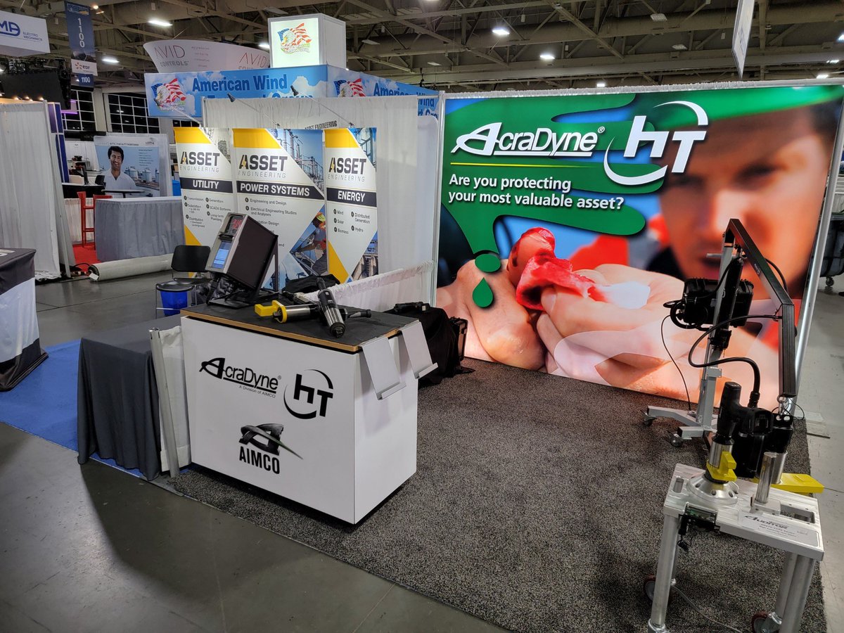Come visit AIMCO at CLEANPOWER in Booth 1344 today in Salt Lake City! AcraDyne has many different solutions for custom applications to solve your bolting challenges.

#cleanpower2021 #saltlakecityutah #boltingsystems #AIMCOSolutions