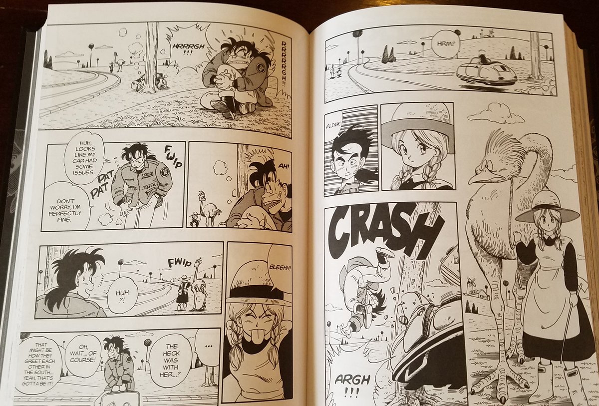 What I always really enjoy is getting to see the little "From the Desk of Toriyama" asides translated! 
Happy day to be a Toriyama fan 