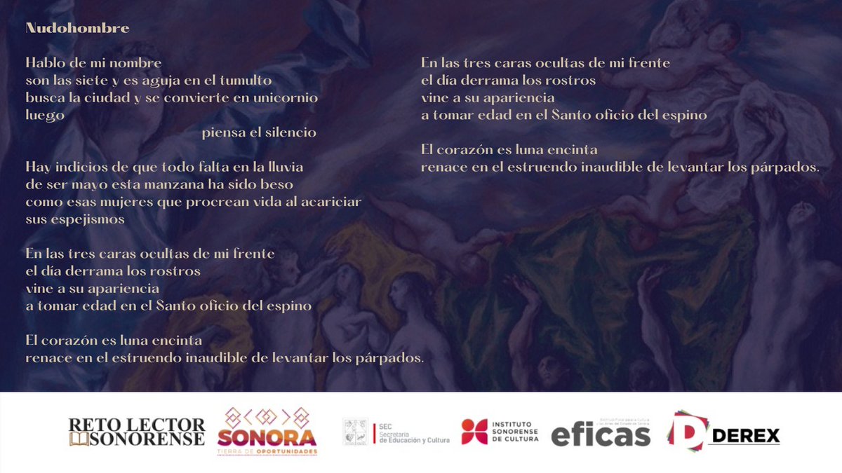 La poesía de Héctor Esquer explora la condición humana y lo poético de la espiritualidad.  Te compartimos un poema de "Evangelio Silvestre" libro del mes en el #RetoLectorSonorense