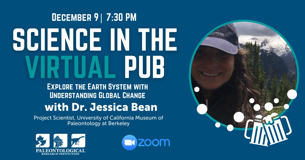 Join us for Understanding Global Change with <a href="/ucmpberkeley/">UC Museum of Paleo</a>'s Dr. Jessica Bean tomorrow at 7:30 pm EST. Register: bit.ly/SitVP See the full list of <a href="/PRInstitution/">Paleontological Research Institution</a>'s  Science in the Virtual Pub events here: priweb.org/event/science-… <a href="/TeachClimate/">TeachClimateScience</a>