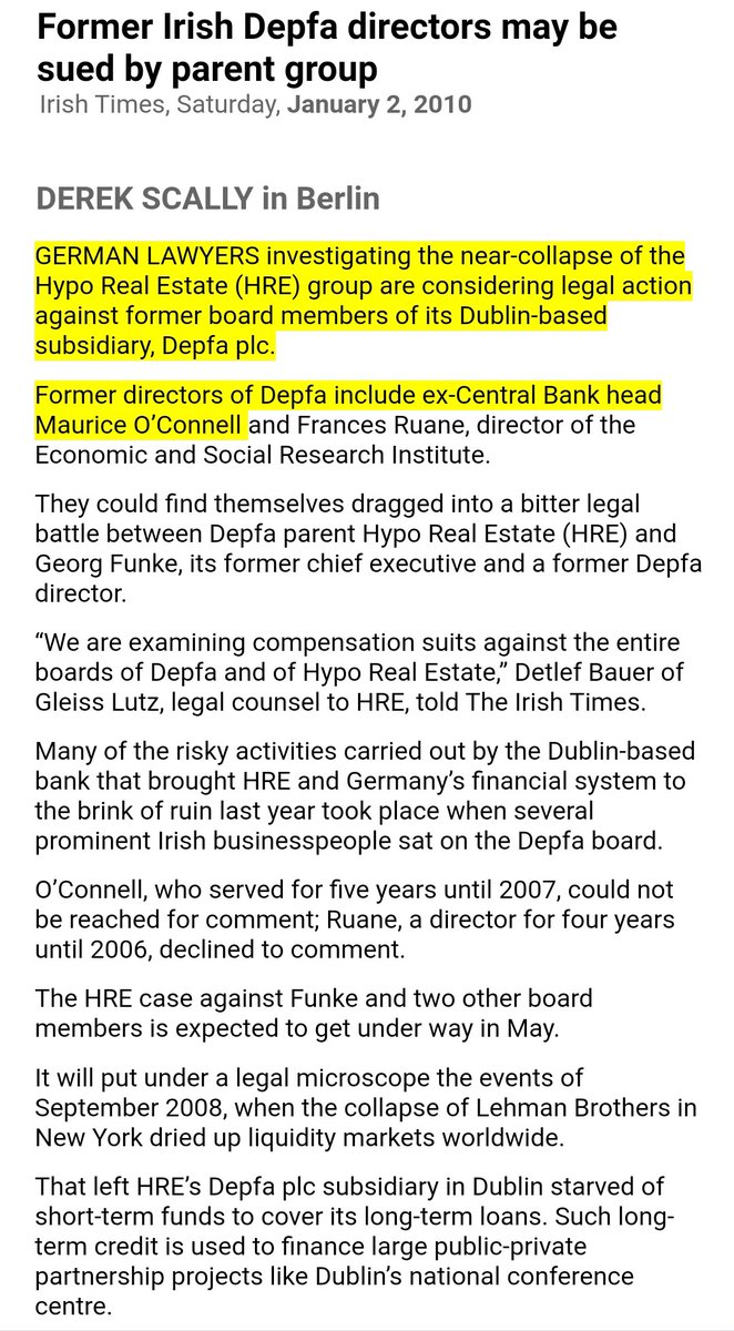 WhistleIRL's tweet photo. Perhaps as #OlafScholz takes over from #Merkel as the new chancellor of #Germany, t @IrishTimes might provide an update re the collapse of #DePfa bank.
Comment, Frances Ruane @tcddublin? @makhloufgabs?
#HowIrelandWorks - the way #Deutschland likes it... https://t.co/NxJLTILj5u https://t.co/kmWZqy8uY8